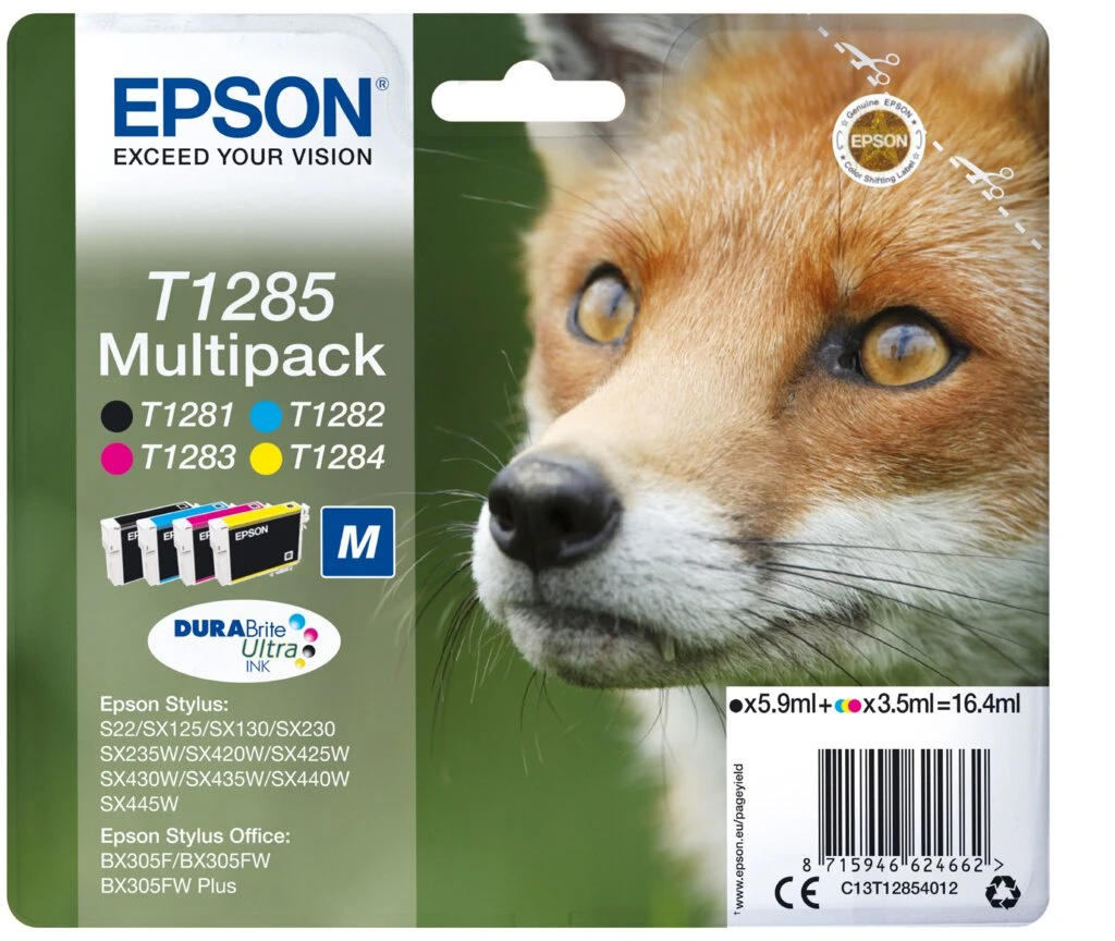 EPSON Tinte DURABrite für EPSON Stylus S22, Multipack (EAN: 8715946624662)