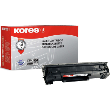 Kores Toner X184RB ersetzt Canon 3500B002/728BK, schwarz (EAN: 4045257018404)