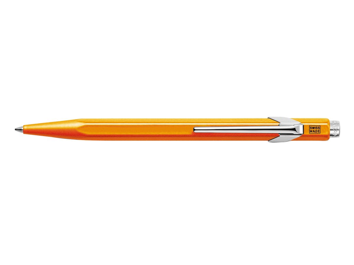 CARAN D'ACHE Druckkugelschreiber 849 POPLINE FLUO, orange (EAN: 7630002316781)