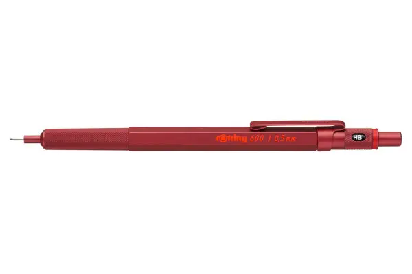 rotring Feinminenstift 600 Metallic, 0,5 mm, rot (EAN: 3026981142642)