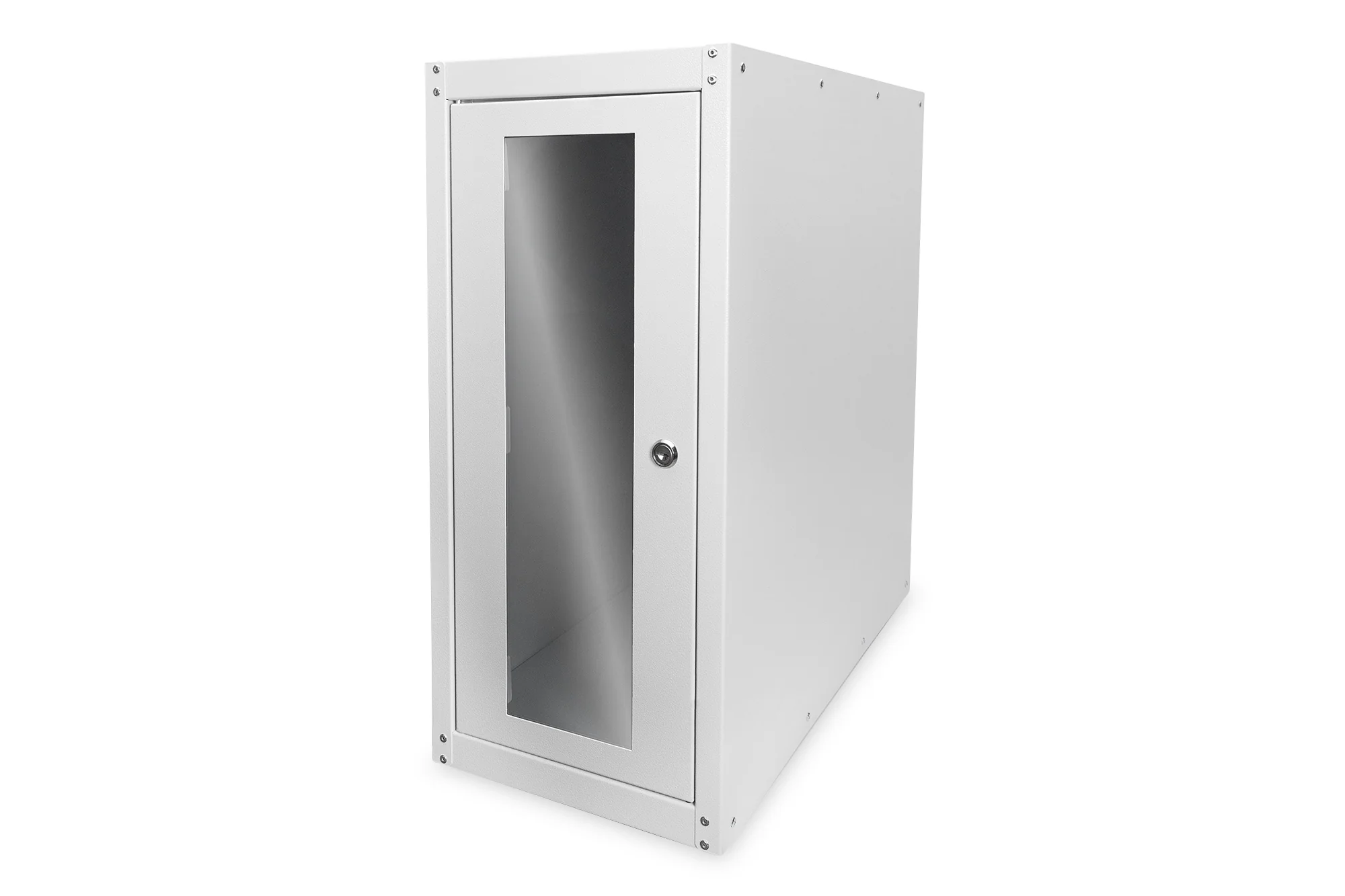 DIGITUS CPU-Gehäuse Eco-Line mit passiver Belüftung, lichtgrau (RAL 7035) (EAN: 4016032211136)
