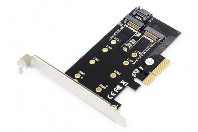 DIGITUS M.2 NGFF/NVMe SSD PCI Express 3.0 (x4) Add-On Karte (EAN: 4016032464419)