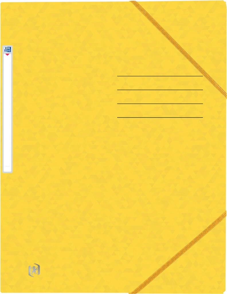 Oxford Eckspannermappe Top File+, DIN A4, gelb (EAN: 3045050410475)