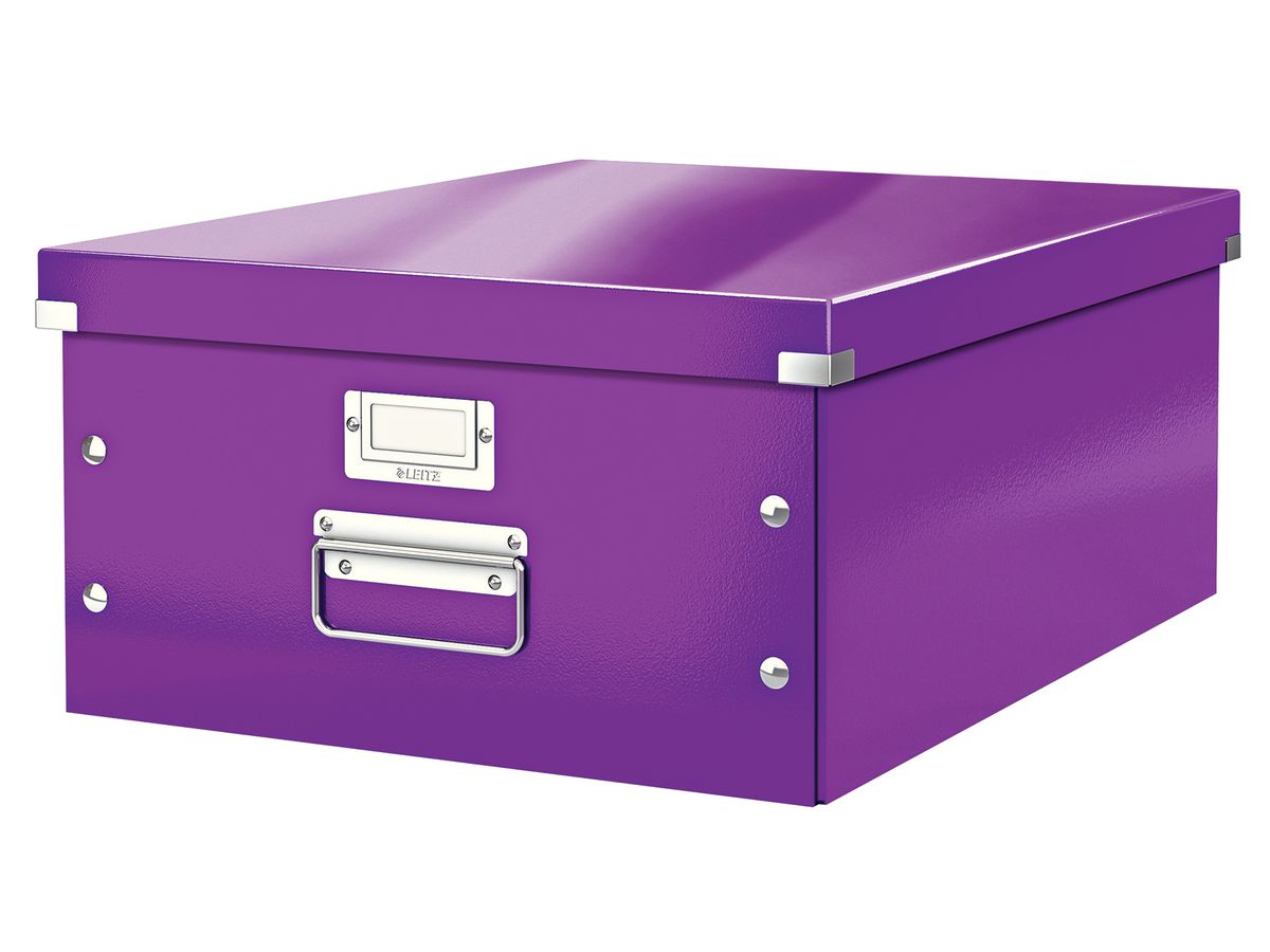 LEITZ Ablagebox Click & Store WOW, DIN A3, violett (EAN: 4002432103850)