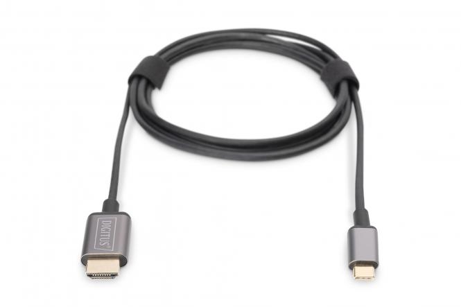 DIGITUS Video-Adapterkabel USB-C - HDMI, UHD 4K / 30 Hz (EAN: 4016032465072)