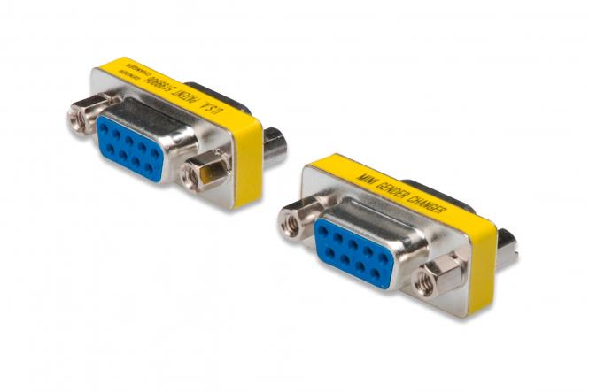 DIGITUS Mini Gender-Changer, 9 Pol Sub-D, Kupplung (EAN: 4016032319573)