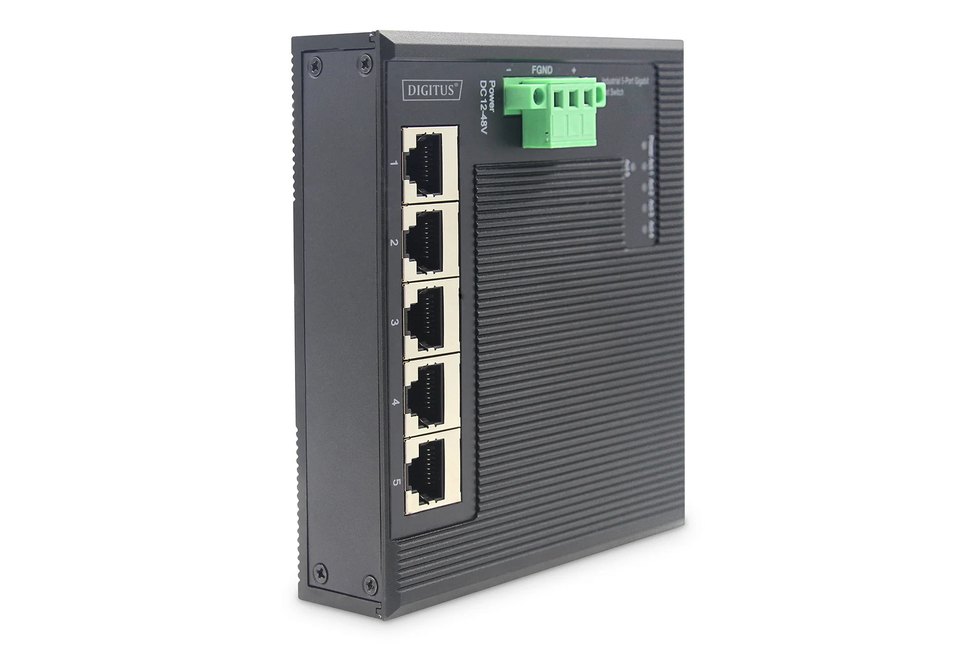 DIGITUS Industrie Gigabit Flat Switch, 5-Port, IP40 (EAN: 4016032462835)