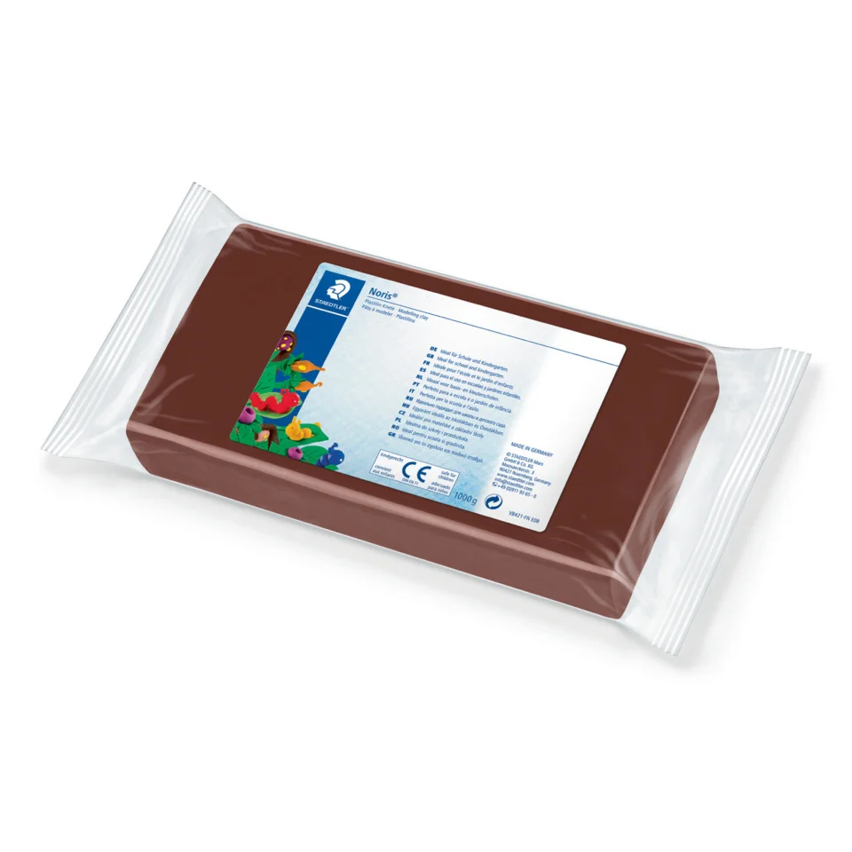 STAEDTLER Plastilin-Knete Noris, braun (EAN: 4006608842185)