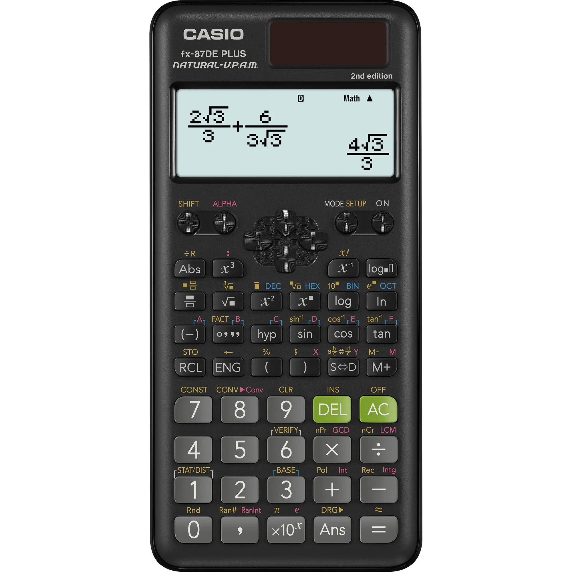 CASIO Schulrechner Modell FX-87 DE Plus 2nd Edition (EAN: 4549526611841)