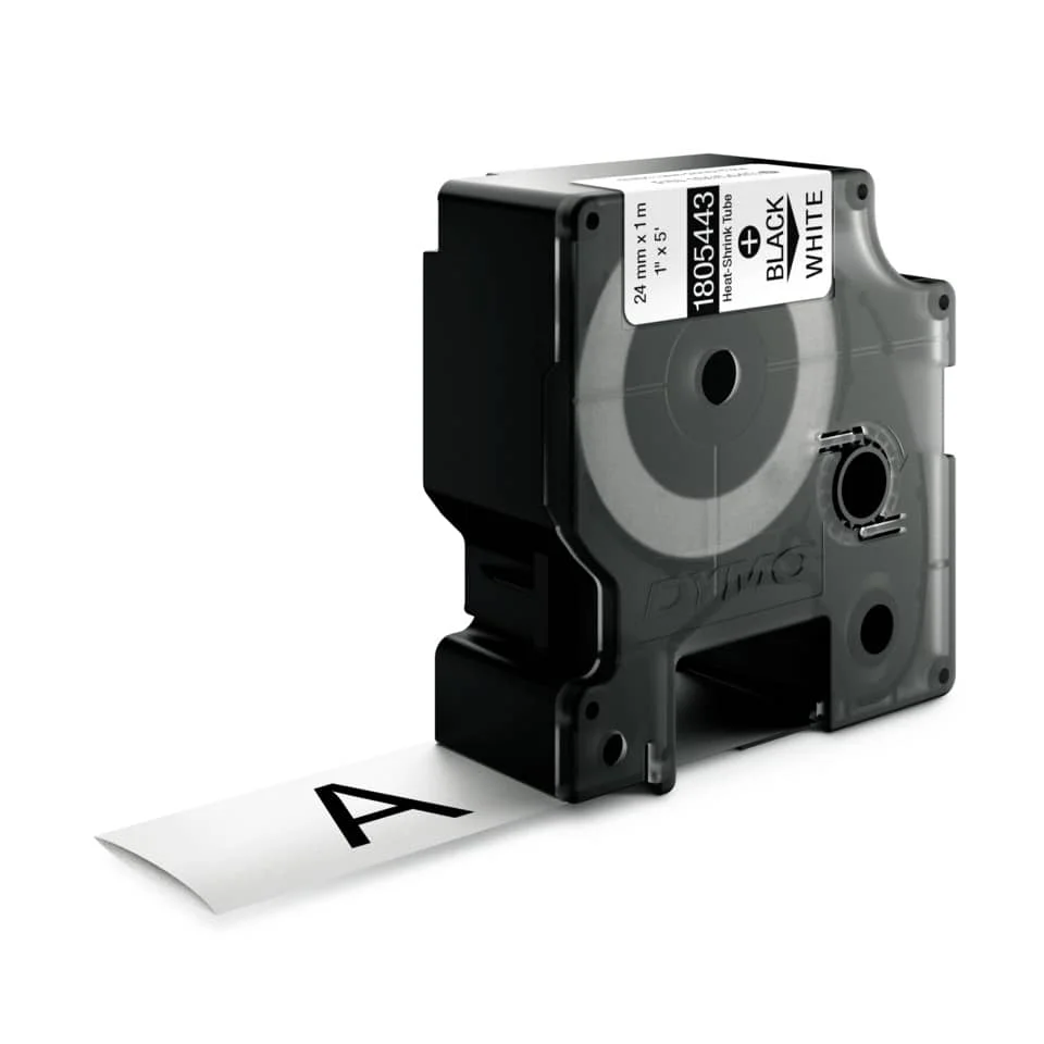DYMO RHINO Heißschrumpfschlauch schwarz/weiß, 24 mm x 1,5 m (EAN: 0071701059987)