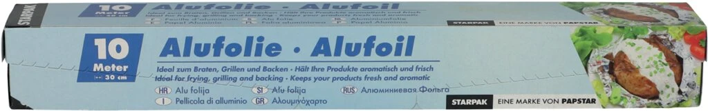 STARPAK Alufolie, Breite: 300 mm, Länge: 10 m (EAN: 4002911140017)