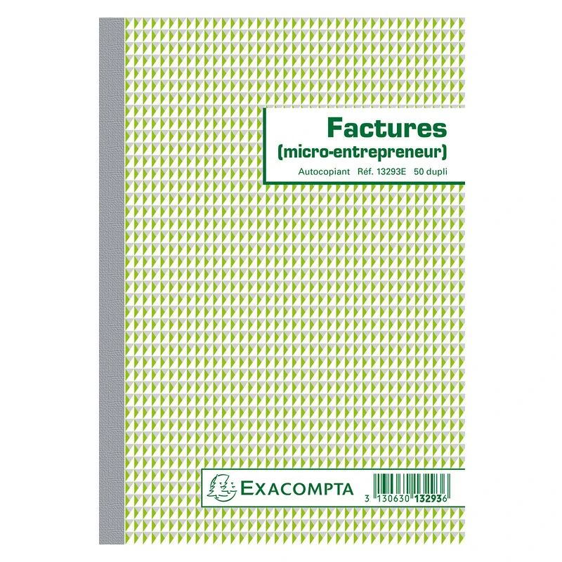 EXACOMPTA Manifold Factures micro-entrepreneur, 210 x 148 mm (EAN: 3130630132936)