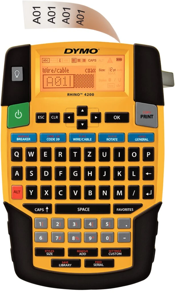 DYMO Industrie-Beschriftungsgerät "RHINO 4200" (EAN: 3501170955970)