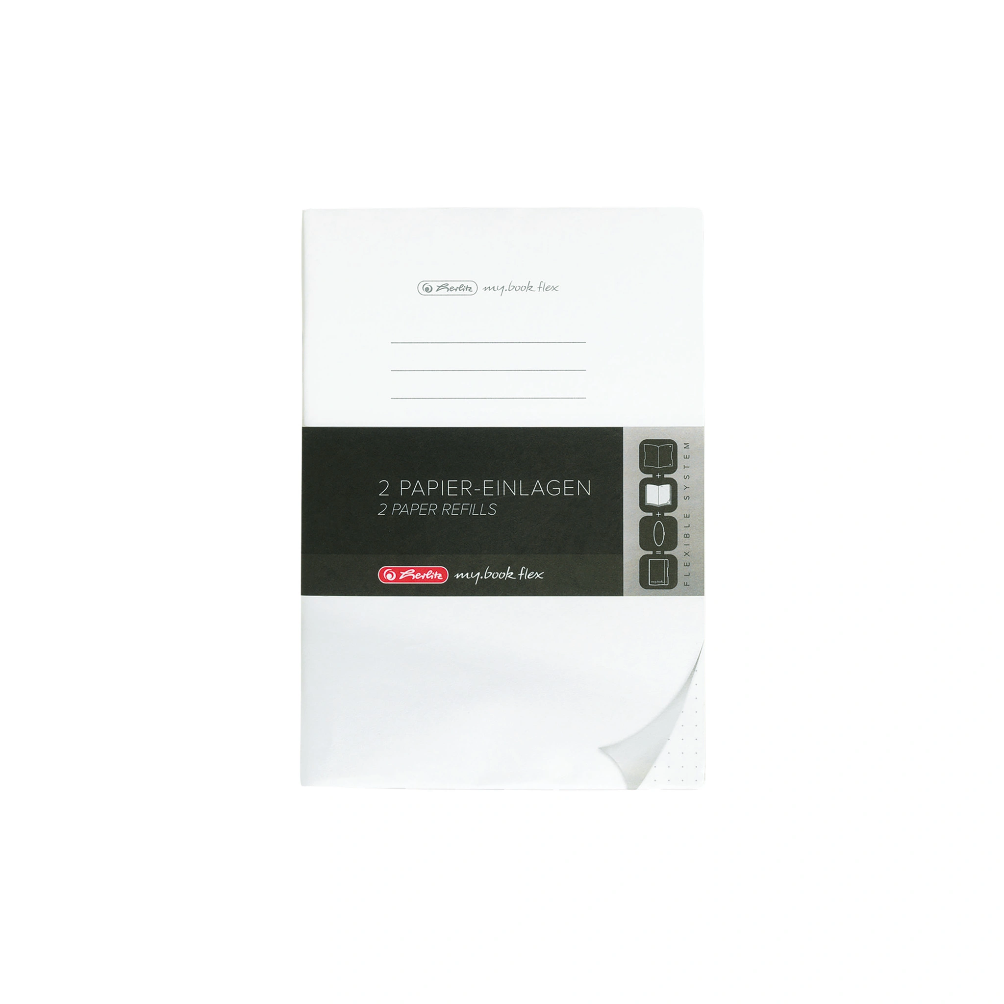 herlitz Papier-Ersatzeinlagen für Notizheft my.book flex, A4 (EAN: 4008110260440)