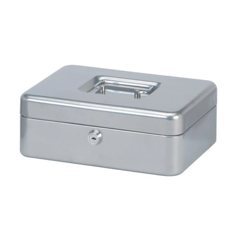 MAUL Geldkassette, silber, Maße: (B)250 x (T)191 x (H)90 mm (EAN: 4002390020664)