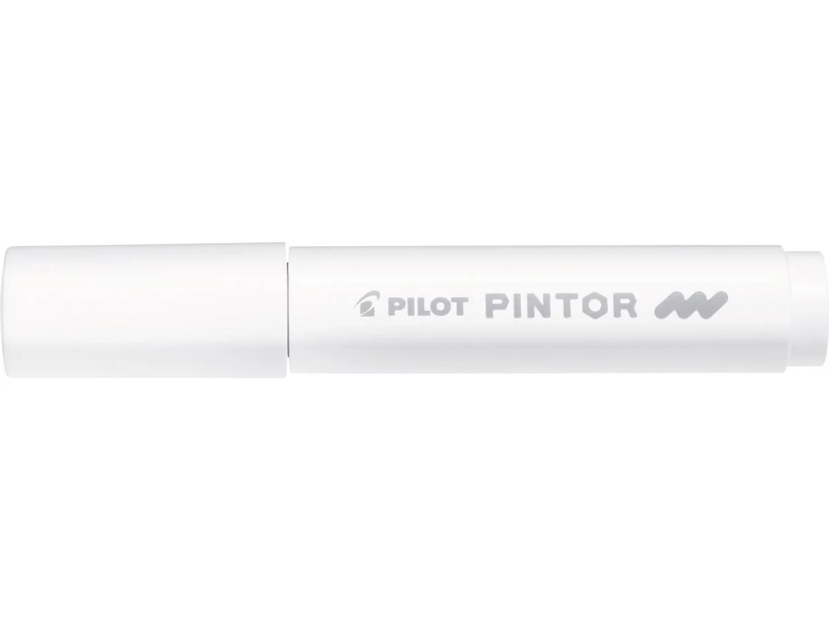 PILOT Pigmentmarker PINTOR, medium, weiß (EAN: 4902505542022)