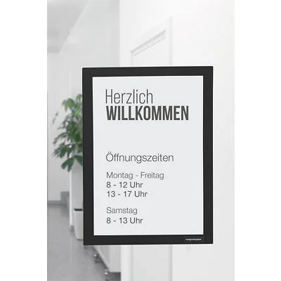 magnetoplan Magnetrahmen magnetofix, DIN A3, schwarz (EAN: 4013695065120)