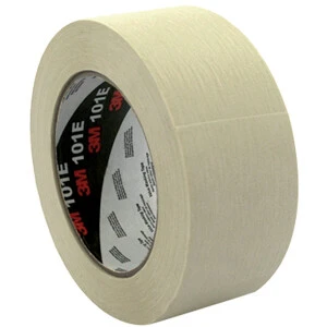 3M Krepp-Klebeband 101E, 24 mm x 50 m, Papier, beige (EAN: 4054596679115)