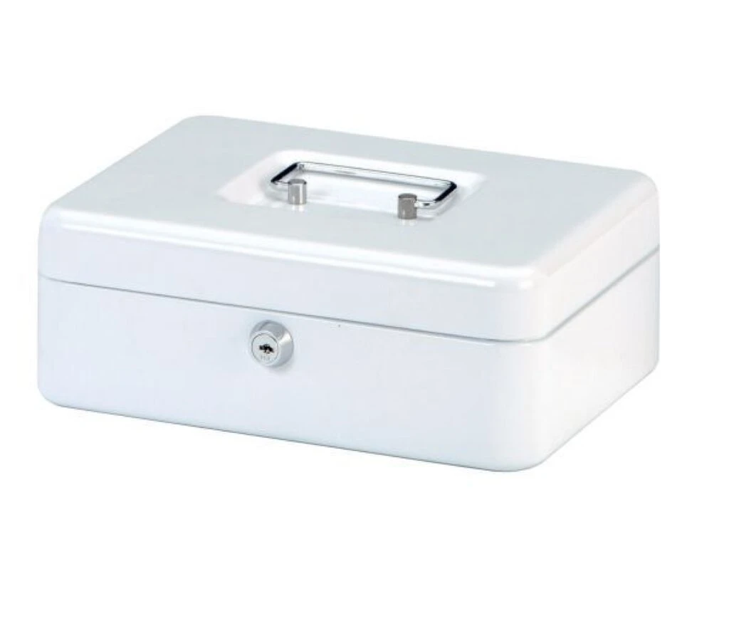 MAUL Geldkassette, weiß, Maße: (B)250 x (T)190 x (H)90 mm (EAN: 4002390004862)
