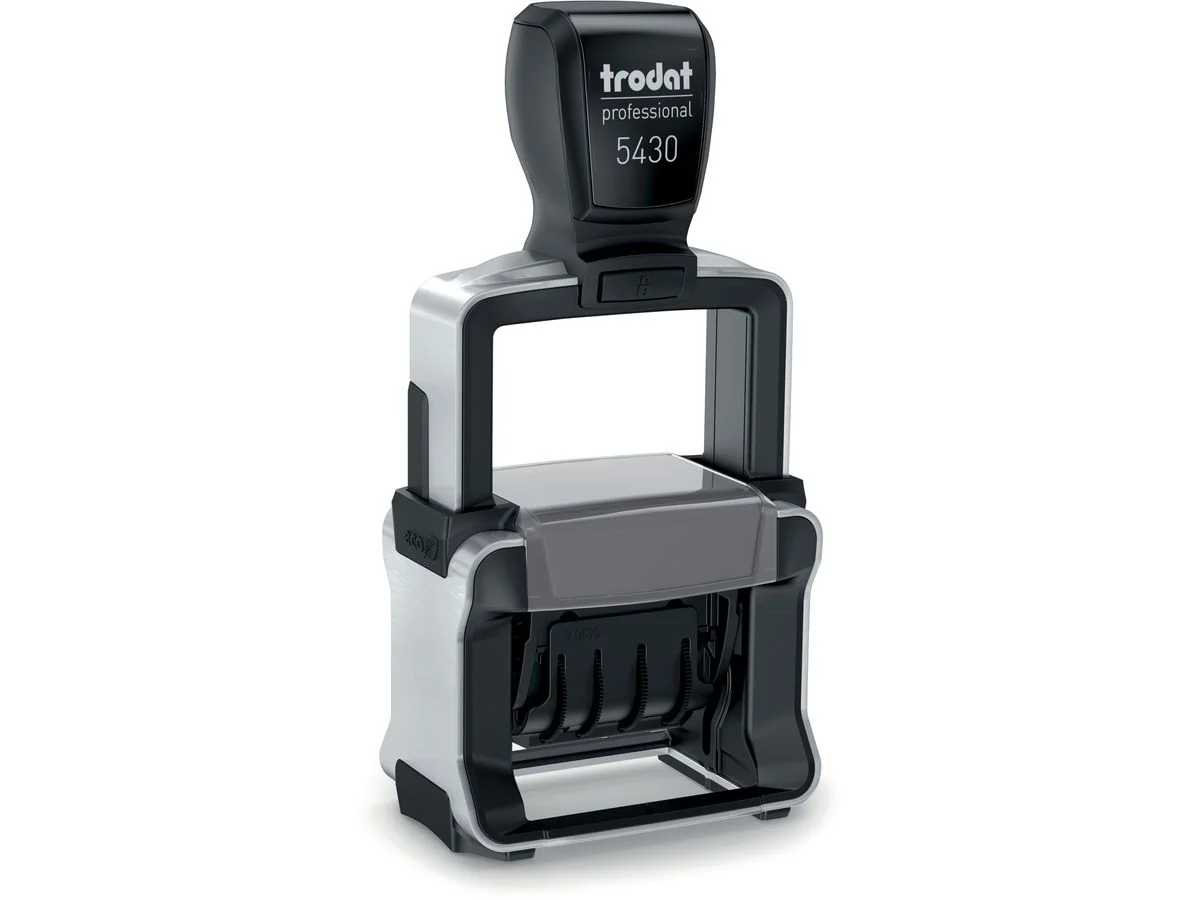 trodat Datumstempel Professional 4.0 5430L, blau/rot (EAN: 0190084213455)