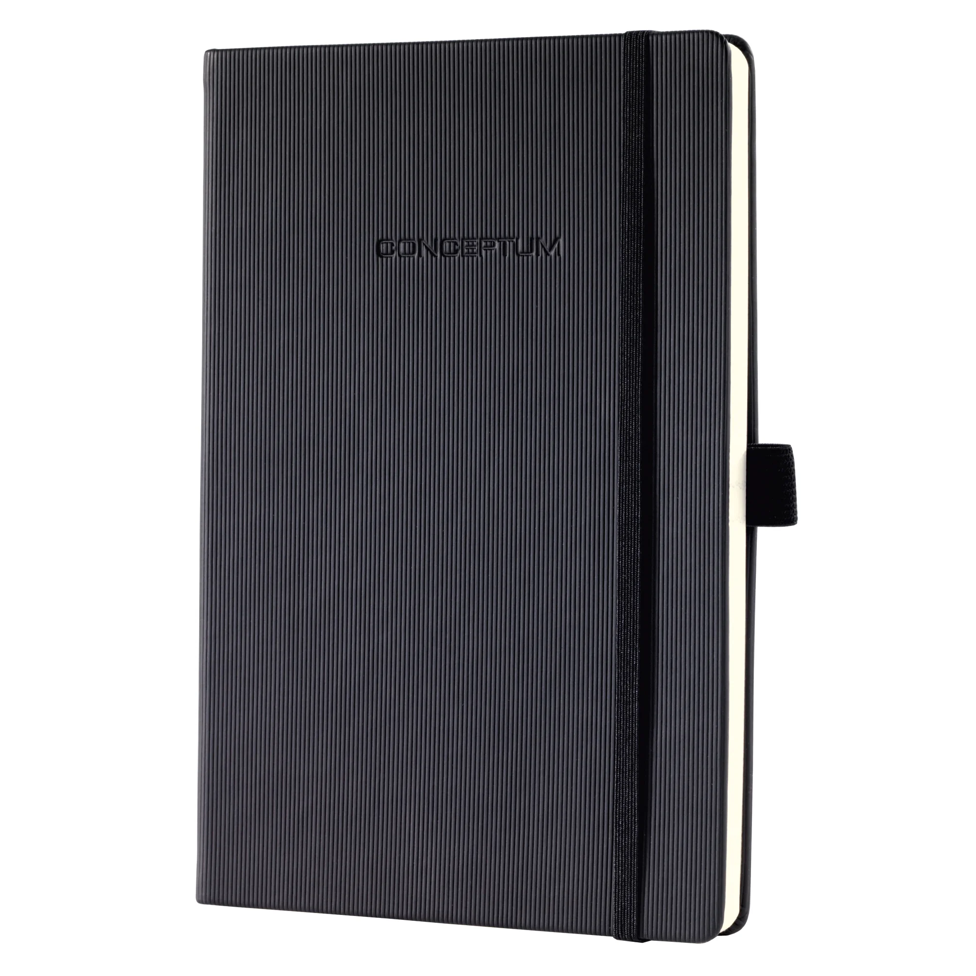sigel Notizbuch Conceptum, DIN A5, blanko, schwarz (EAN: 4004360900969)