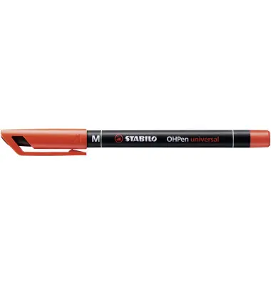 STABILO Permanent-Marker OHPen universal, permanent, rot (EAN: 4006381115421)