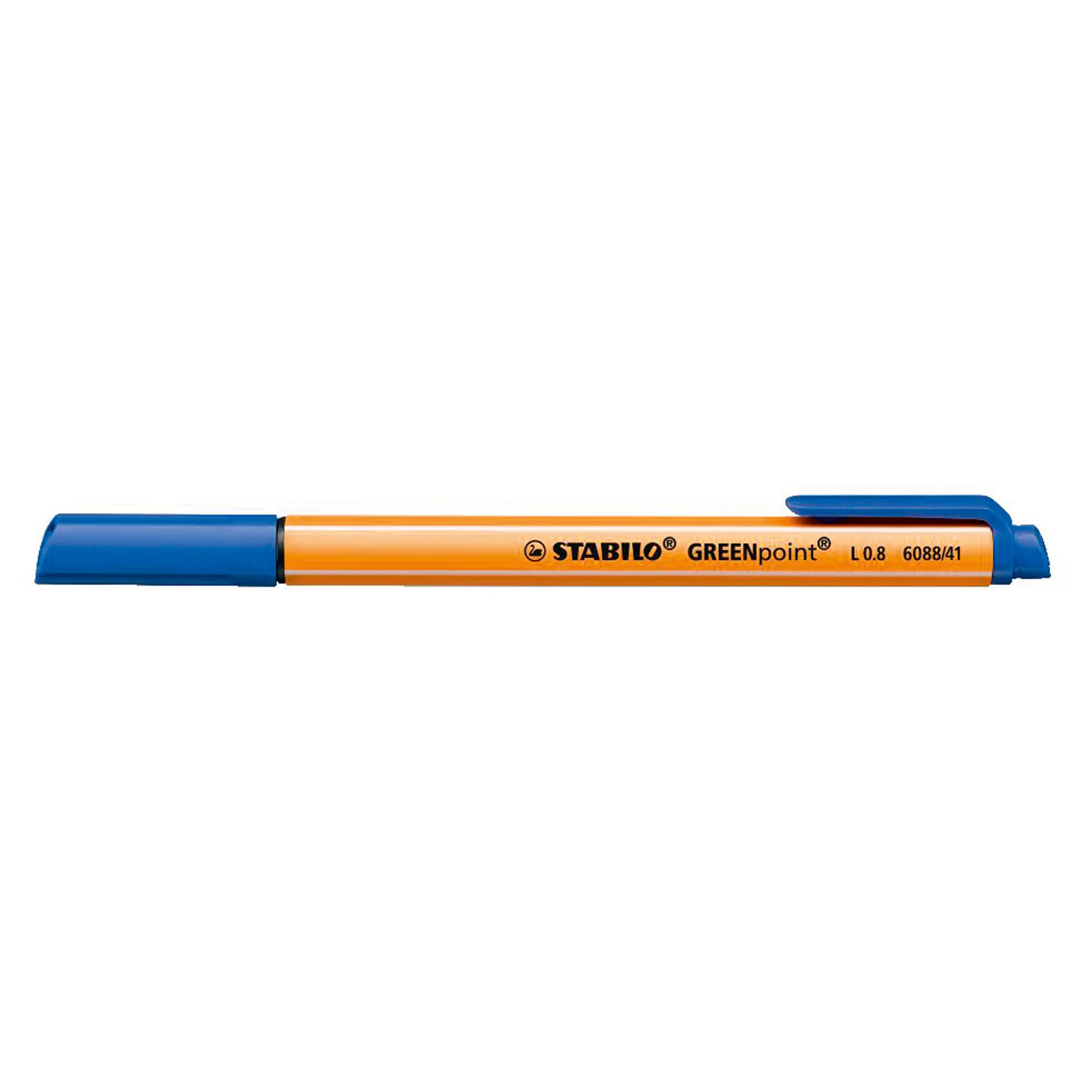 STABILO Faserschreiber GREENpoint, 0,8 mm, blau (EAN: 4006381399067)