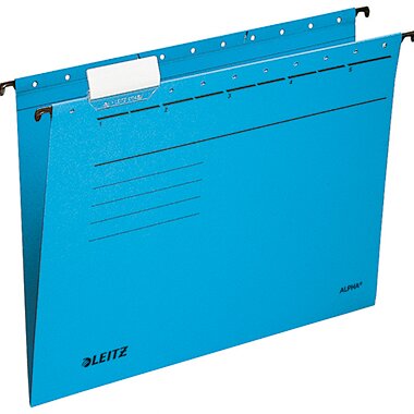 LEITZ ALPHA Hängemappe, A4, seitlich offen, blau (EAN: 4002432332236)