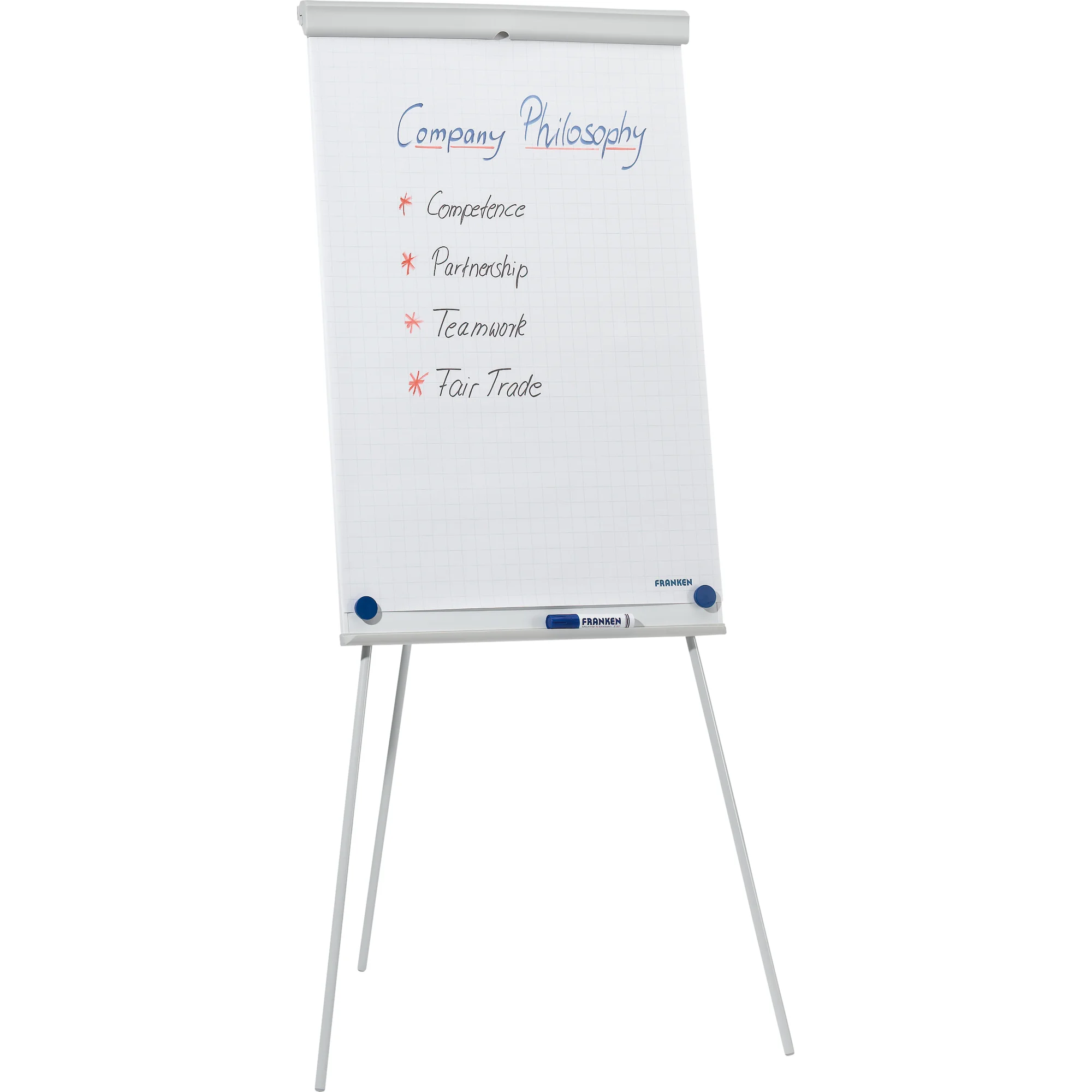 FRANKEN Flipchart X-tra! Line Standard, höhenverstellbar (EAN: 4016946199421)
