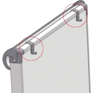 FRANKEN Zapfenblockhalter für Flipchart FC41 / FC81 (EAN: 4016946700061)