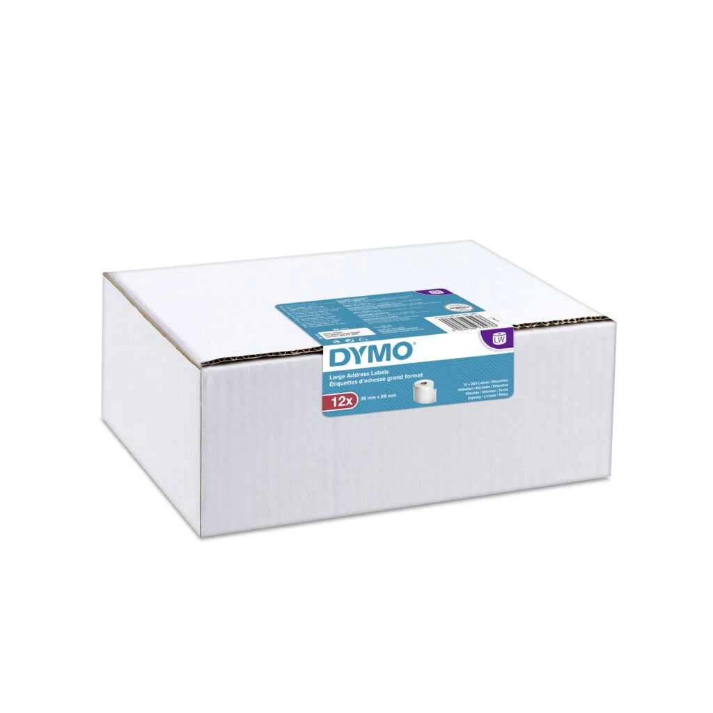 DYMO LabelWriter-Adress-Etiketten, 89 x 36 mm, weiß (EAN: 3026980930936)