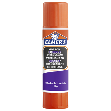 ELMER'S Klebestift Disappearing Purple, 22 g, 10er Box (EAN: 3026981412660)