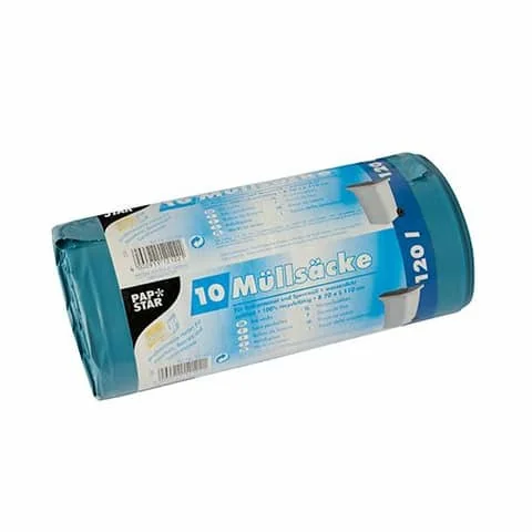 STARPAK Müllsäcke LDPE, 120 Liter, blau (EAN: 4002911121221)