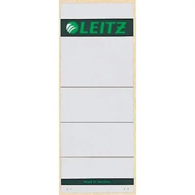 LEITZ Ordnerrücken-Etikett, 61 x 157 mm, kurz, breit, grau (EAN: 4002432302611)