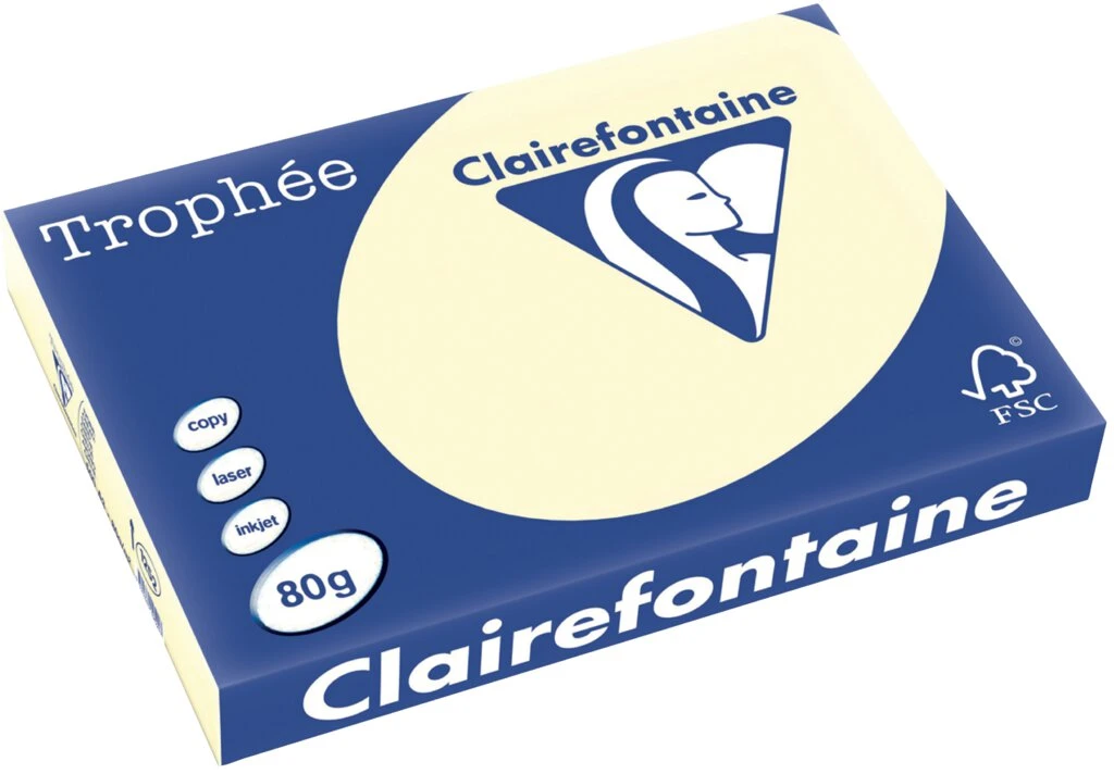 Clairefontaine Multifunktionspapier Trophée, A3, sand (EAN: 3329680125207)