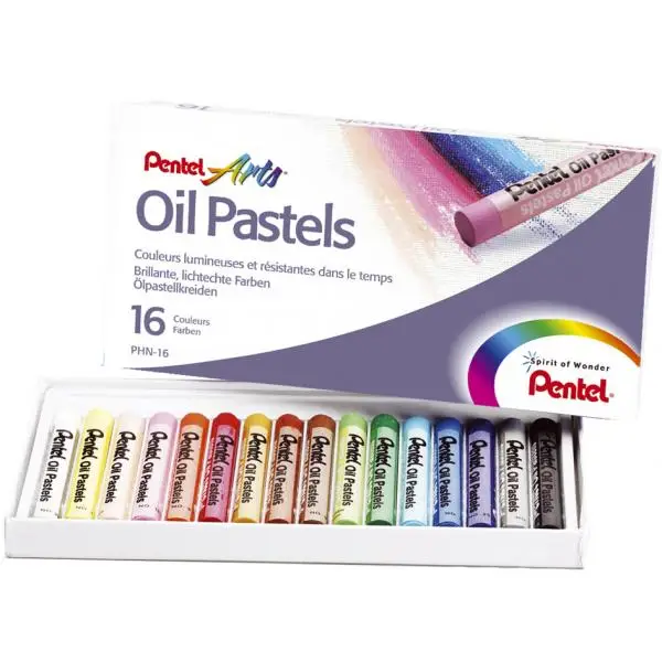 PentelArts Ölpastellkreide PHN4, 16er Kunststoff-Etui (EAN: 4711577003580)
