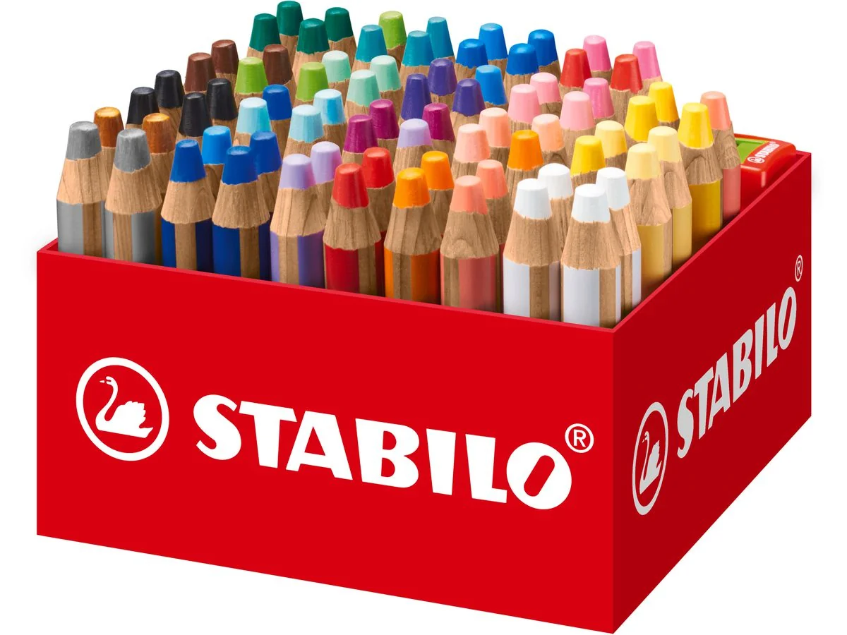STABILO Multitalentstift woody 3 in 1, 76er Schoolpack (EAN: 4006381605342)