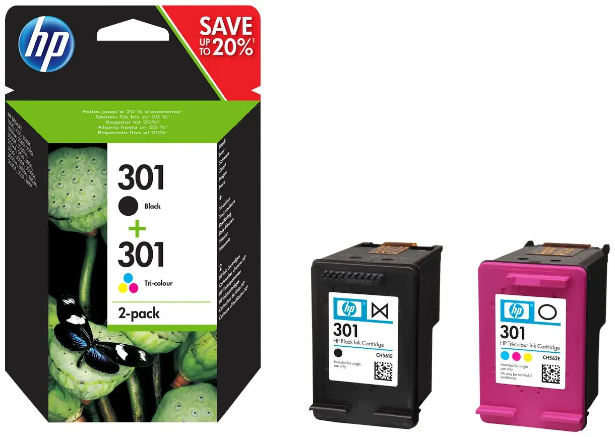 hp Multipack hp 301 für DeskJet 1050, Multipack (EAN: 0889894508898)