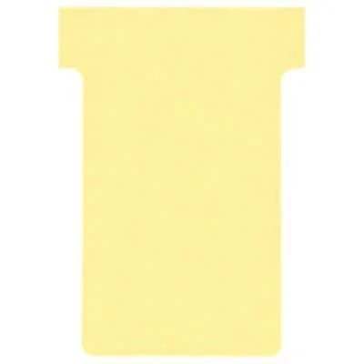 nobo T-Karten, Größe 2 / 60 mm, 170 g/qm, gelb (EAN: 5016812389047)