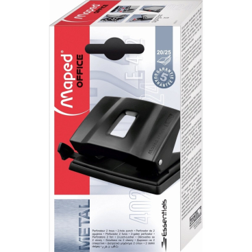 Maped Locher Essentials E4024, schwarz (EAN: 3154144024112)