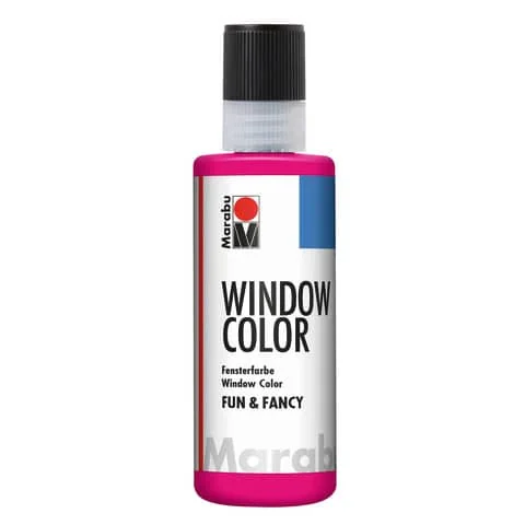 Marabu Window Color "fun & fancy", 80 ml, himbeere (EAN: 4007751093738)