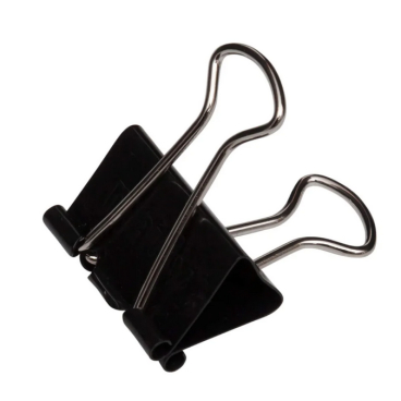 MAUL Foldback-Klammer, schwarz, (B)16 mm, Klemmweite: 5 mm (EAN: 4002390043113)