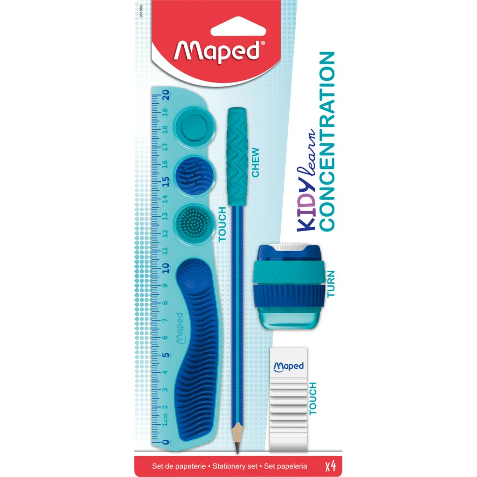 Maped KIDY learn CONCENTRATION-Set, 4-teilig, Blisterkarte (EAN: 3154149818891)