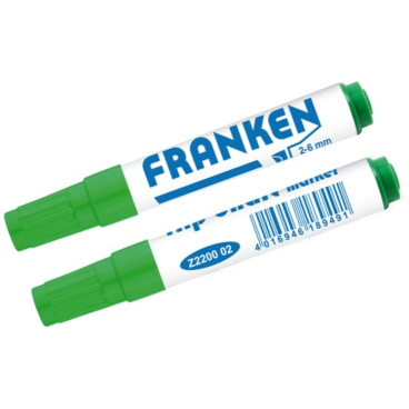 FRANKEN Flipchart Marker, Strichstärke: 2-6 mm, grün (EAN: 4016946189491)