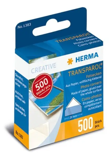 HERMA Transparol Foto-Ecken, Inhalt: 500 Stück (EAN: 4008705013833)