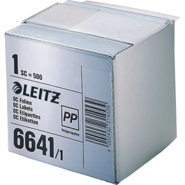LEITZ Schutzfolienschildchen auf Rolle, transparent (EAN: 4002432314539)