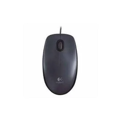 Logitech Optische Maus M90, kabelgebunden, schwarz / grau (EAN: 5099206021860)