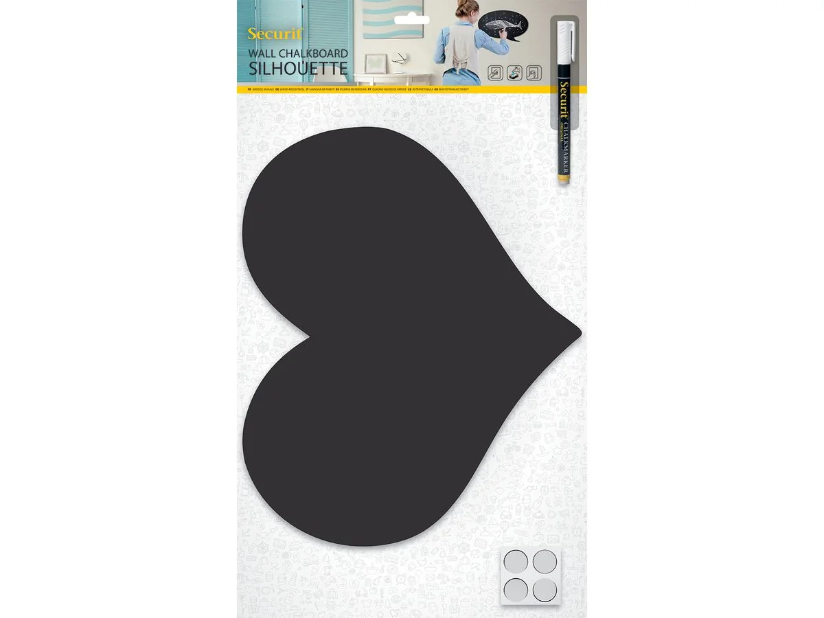 Securit Kreidetafel SILHOUETTE "Herz" (EAN: 8718226493385)