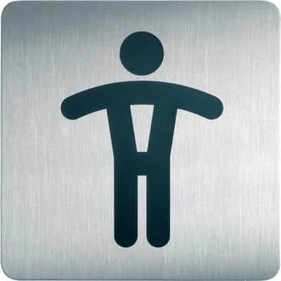 DURABLE Piktogramm PICTO "WC Herren", quadratisch (EAN: 4005546403328)