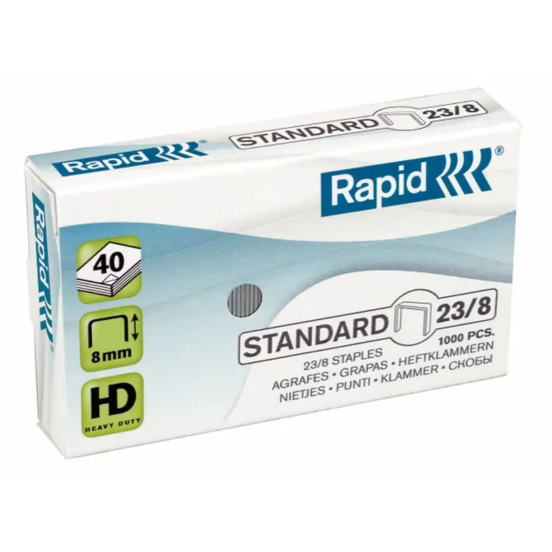 Rapid Heftklammern Standard 23/8, galvanisiert (EAN: 7313468692001)